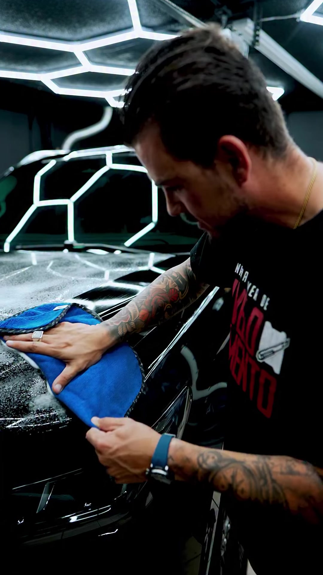 Paint protection film preparation at Genesis Wrap Studio, from a post by Calebe San Martins