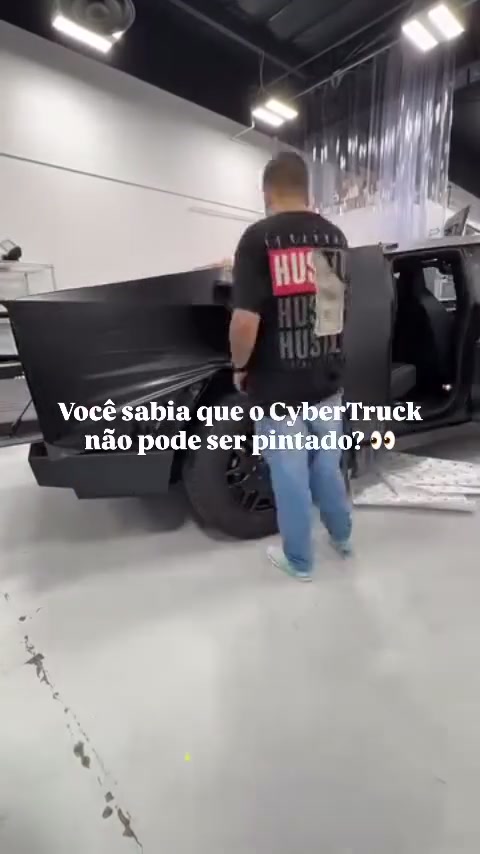 Tesla Cybertruck · A different surface