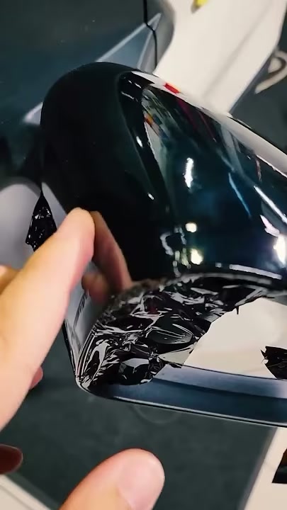 Wrapping a mirror
